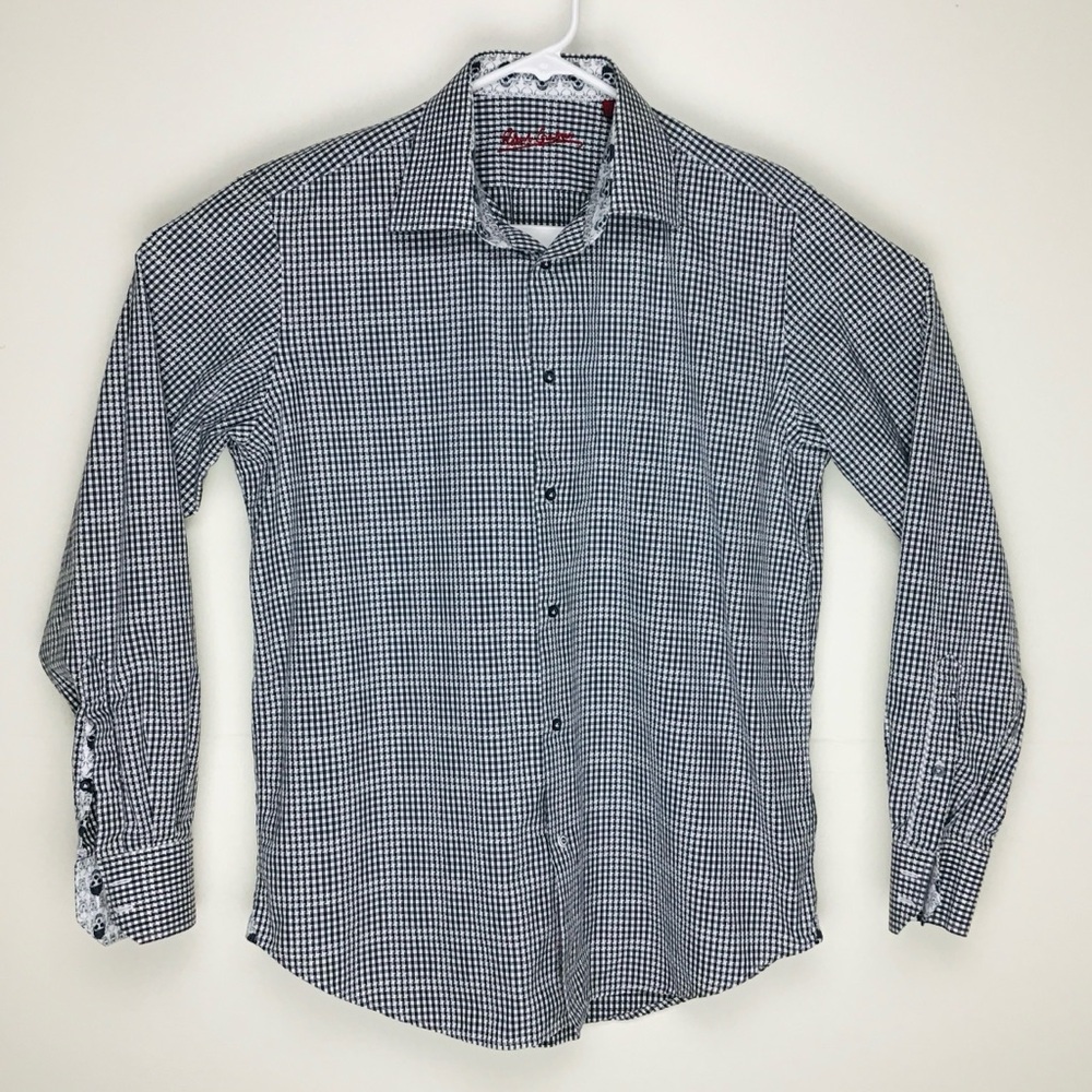 Robert Graham mens long sleeve button up shirt 16